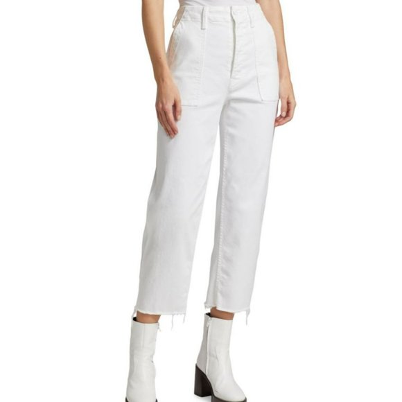 MOTHER Denim - MOTHER The Private Frayed Ankle Jeans
